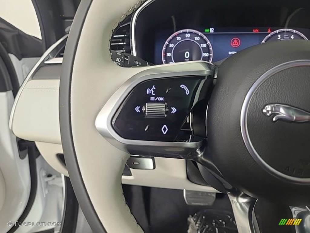 2024 Jaguar XF P250 R-Dynamic SE Light Oyster/Ebony Steering Wheel Photo #146729828