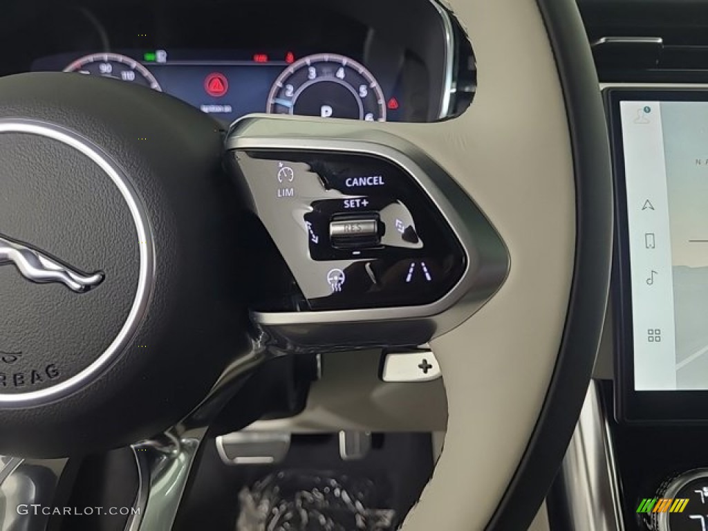 2024 Jaguar XF P250 R-Dynamic SE Light Oyster/Ebony Steering Wheel Photo #146729852
