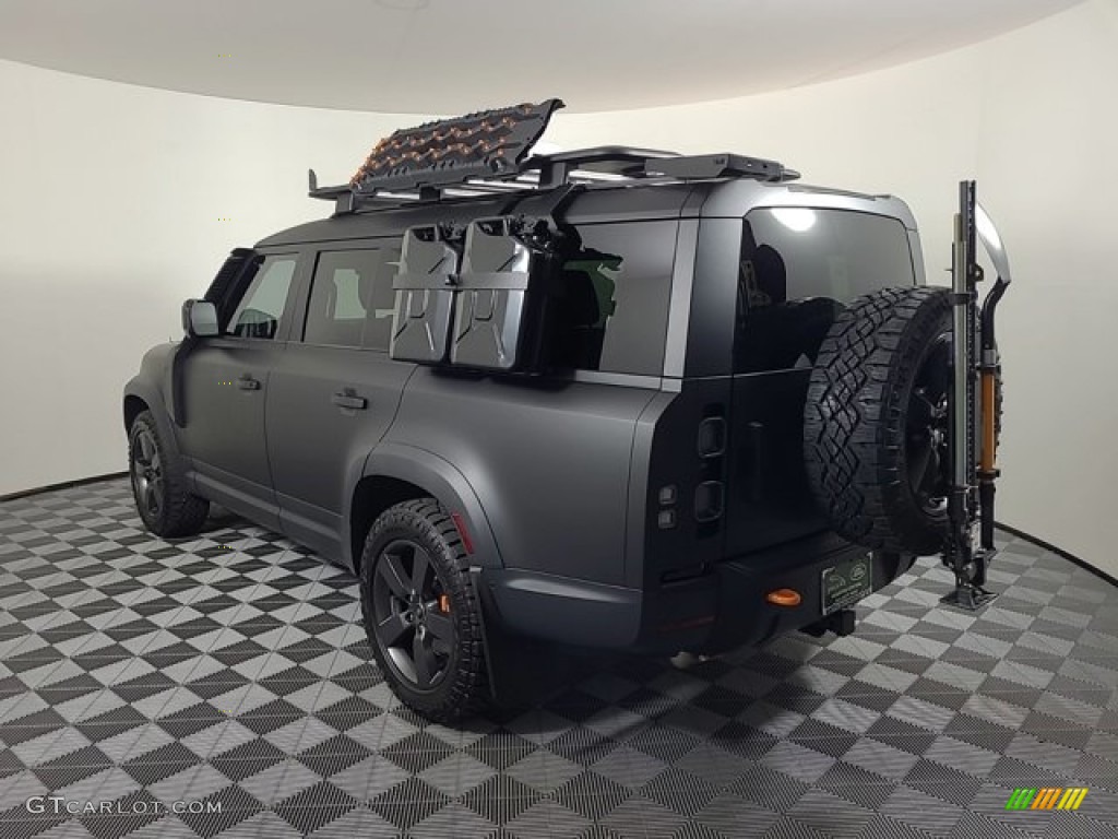Santorini Black Metallic 2023 Land Rover Defender 130 SE TReK Edition Exterior Photo #146730239