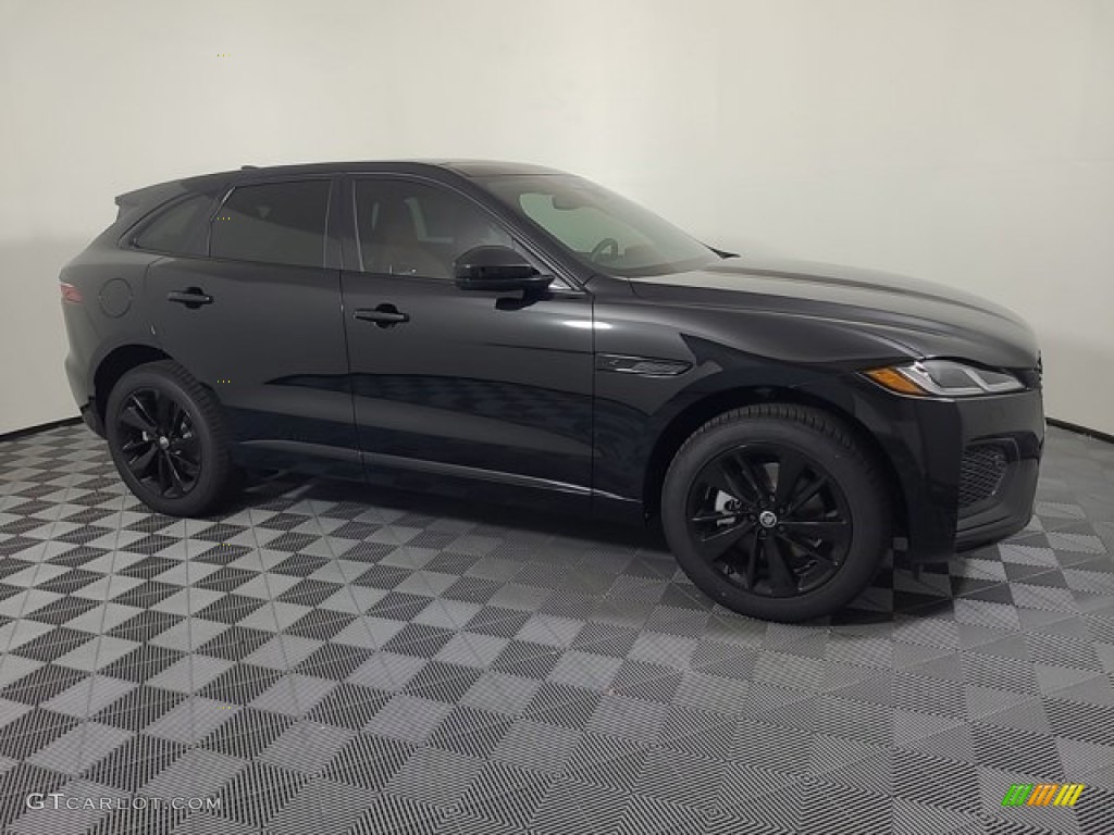 Santorini Black Metallic 2024 Jaguar FPACE P250 RDynamic S Exterior