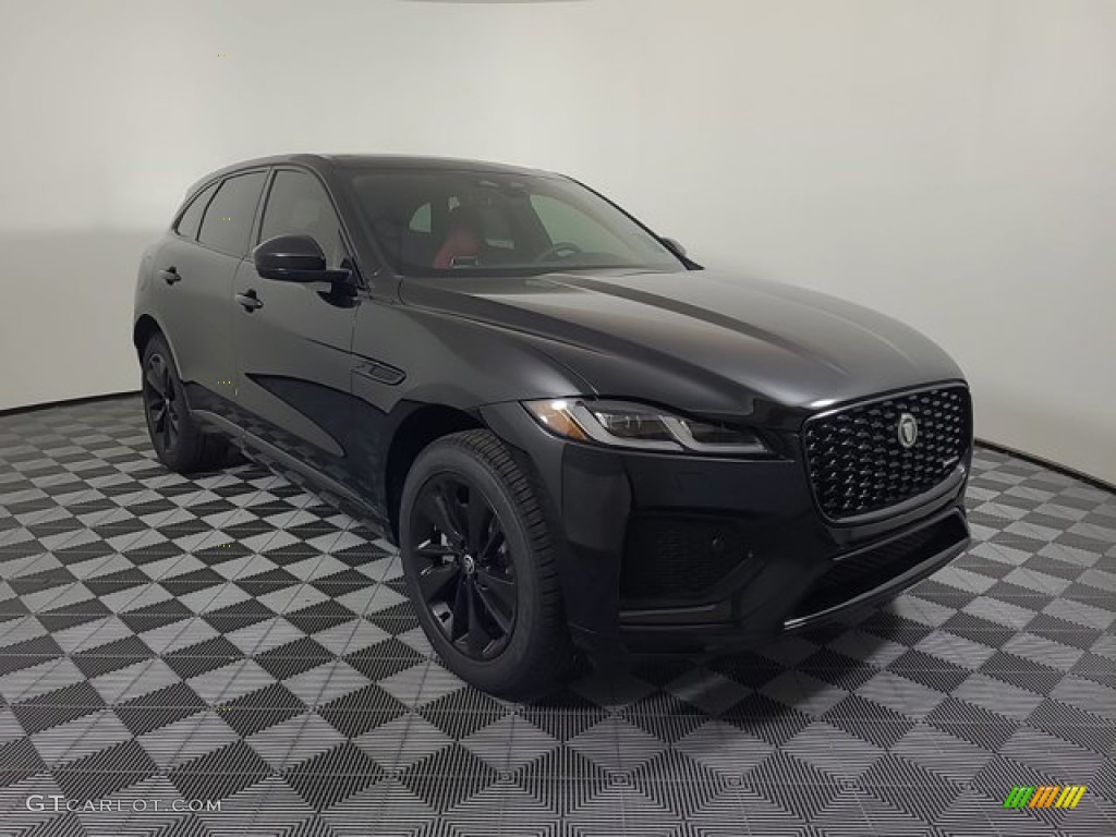 Santorini Black Metallic 2024 Jaguar F-PACE P250 R-Dynamic S Exterior Photo #146730332