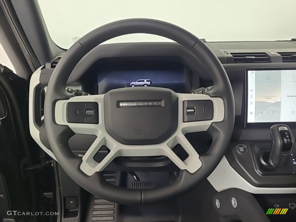 2023 Land Rover Defender 130 SE TReK Edition Ebony Steering Wheel Photo #146730404