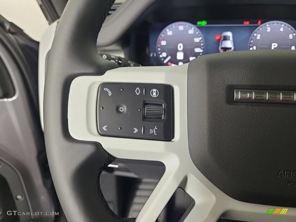 2024 Land Rover Defender 110 S Ebony Steering Wheel Photo #146730425