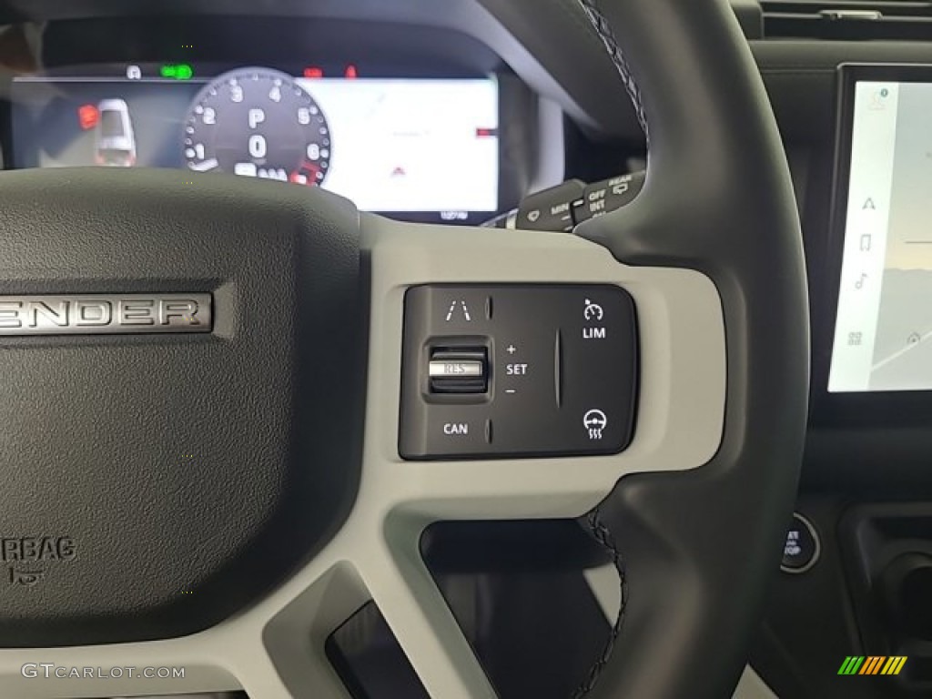 2023 Land Rover Defender 130 SE TReK Edition Ebony Steering Wheel Photo #146730431