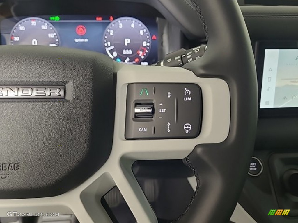 2024 Land Rover Defender 110 S Ebony Steering Wheel Photo #146730443