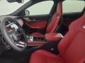 2024 Jaguar F-PACE Mars Red/Ebony Interior Front Seat Photo