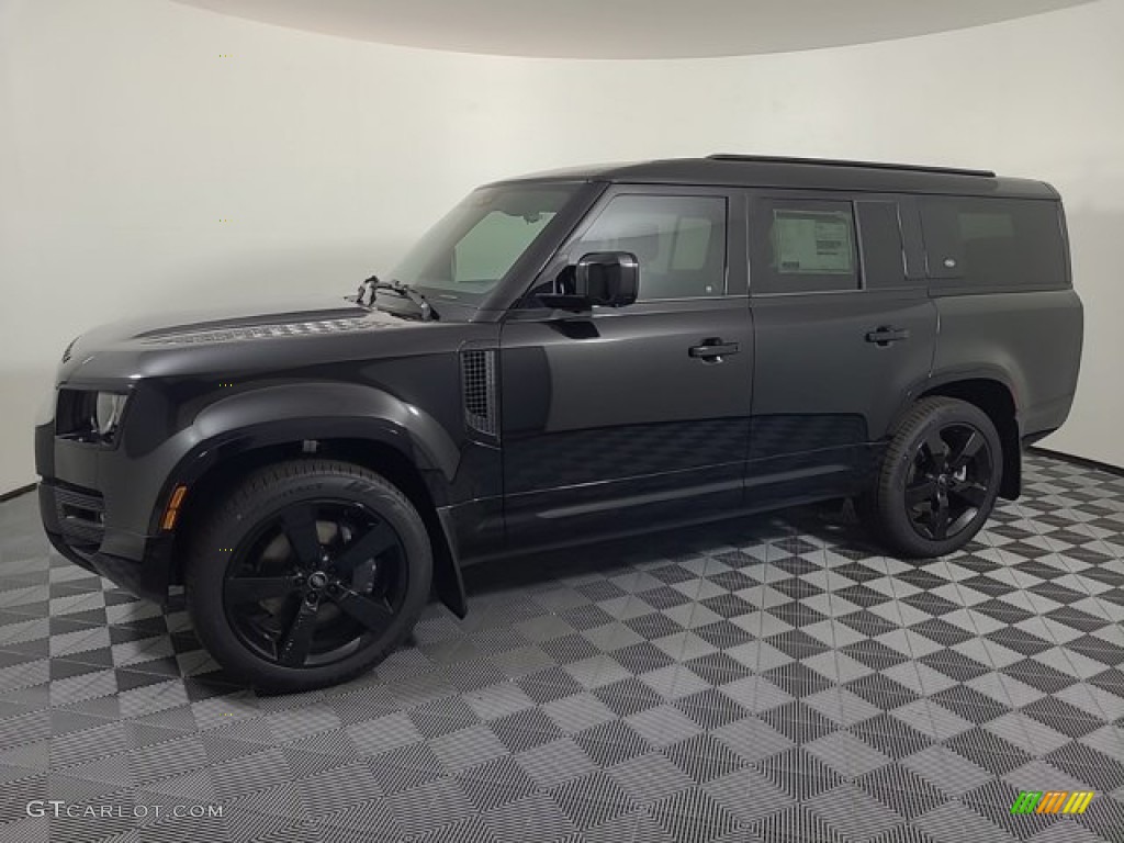 Santorini Black Metallic 2024 Land Rover Defender 130 X-Dynamic SE Exterior Photo #146730671