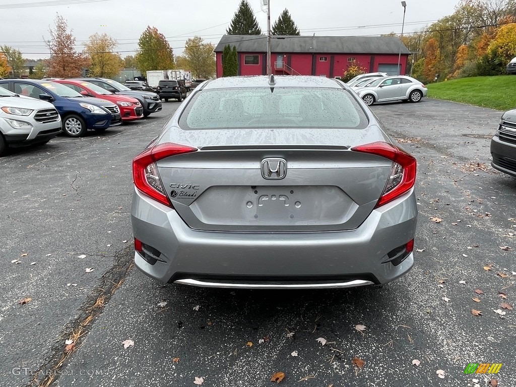 2019 Civic EX-L Sedan - Lunar Silver Metallic / Black photo #4