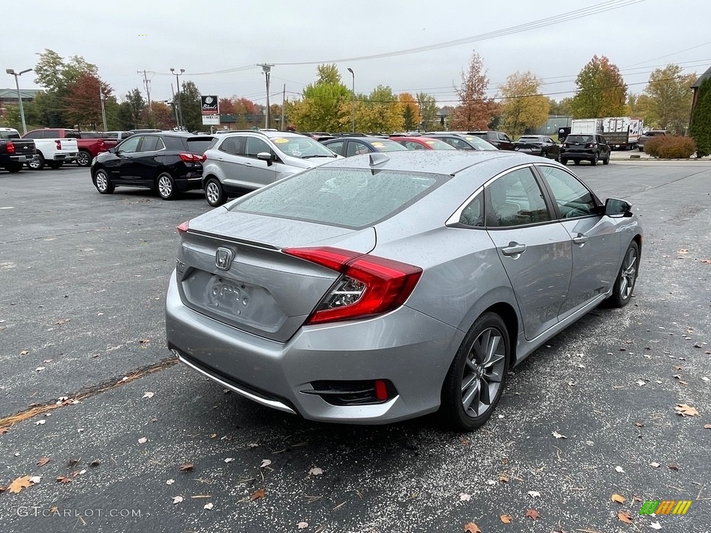 2019 Civic EX-L Sedan - Lunar Silver Metallic / Black photo #5