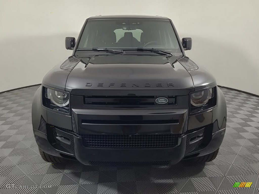 Santorini Black Metallic 2024 Land Rover Defender 130 X-Dynamic SE Exterior Photo #146730701