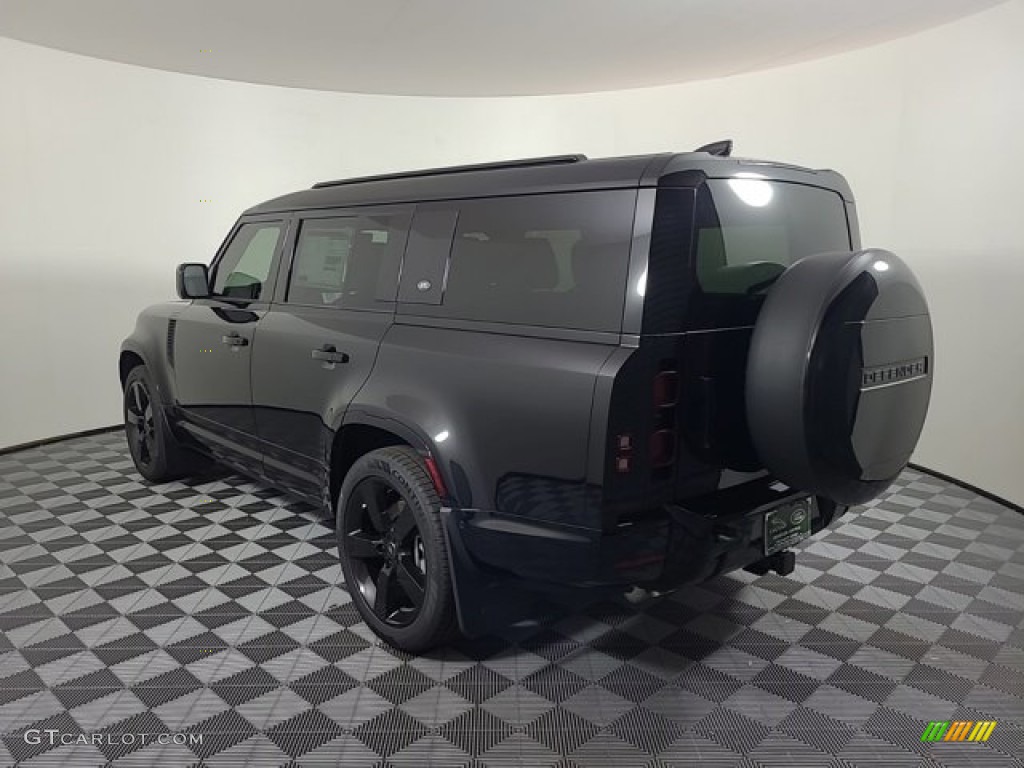 Santorini Black Metallic 2024 Land Rover Defender 130 X-Dynamic SE Exterior Photo #146730731