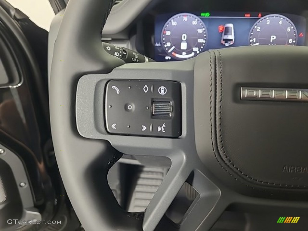 2024 Land Rover Defender 130 X-Dynamic SE Ebony Steering Wheel Photo #146730824