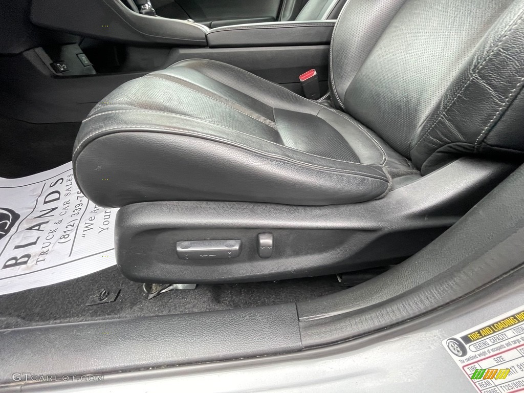 2019 Civic EX-L Sedan - Lunar Silver Metallic / Black photo #12
