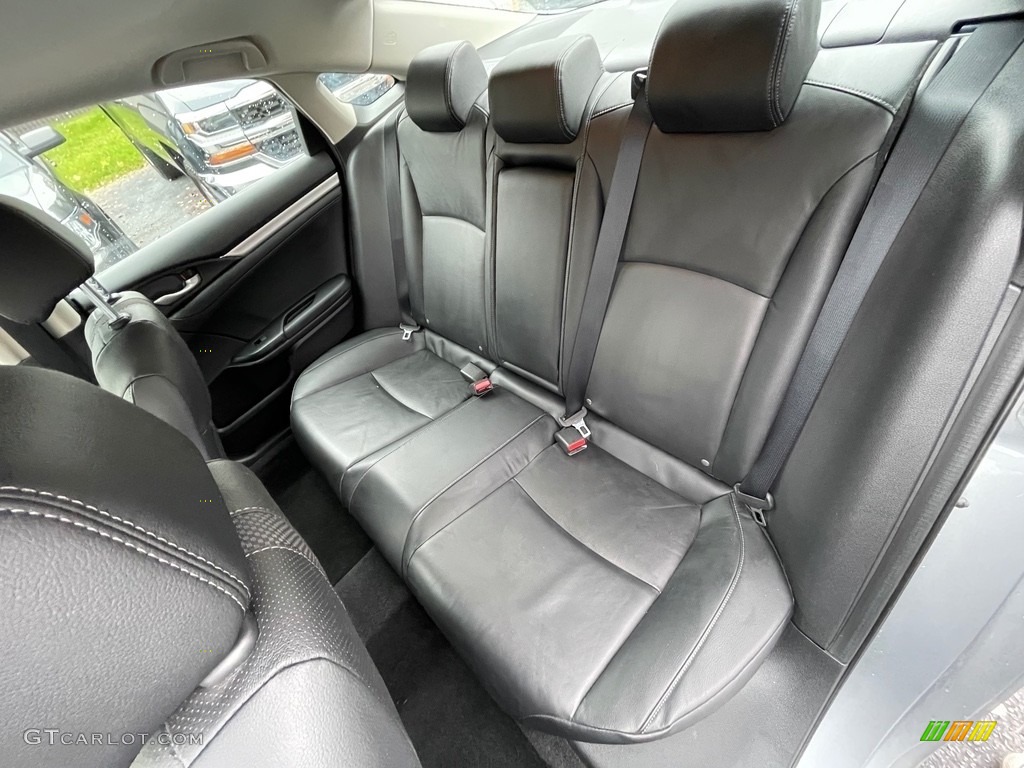 2019 Civic EX-L Sedan - Lunar Silver Metallic / Black photo #15