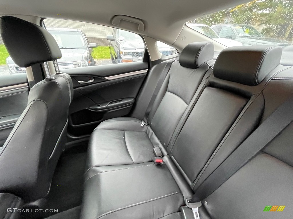 2019 Civic EX-L Sedan - Lunar Silver Metallic / Black photo #16