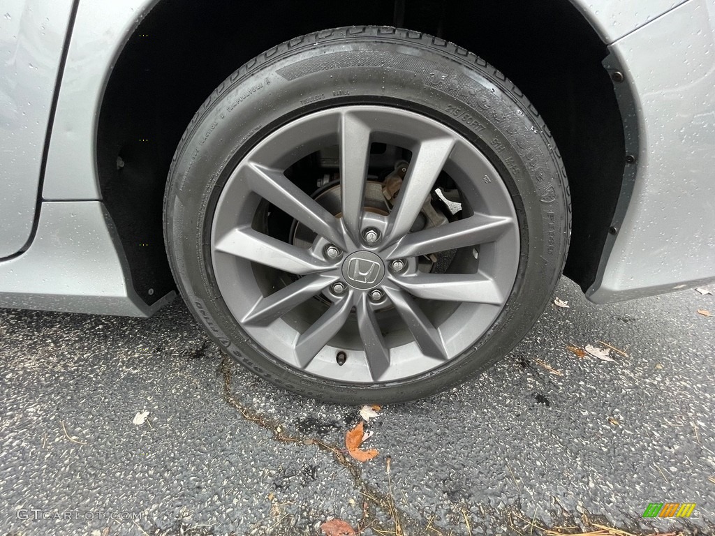 2019 Civic EX-L Sedan - Lunar Silver Metallic / Black photo #17