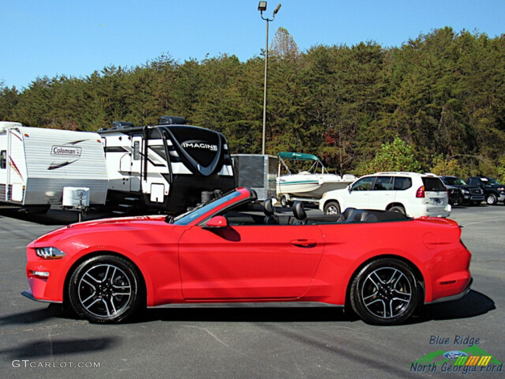 2021 Mustang EcoBoost Premium Convertible - Race Red / Ebony photo #2