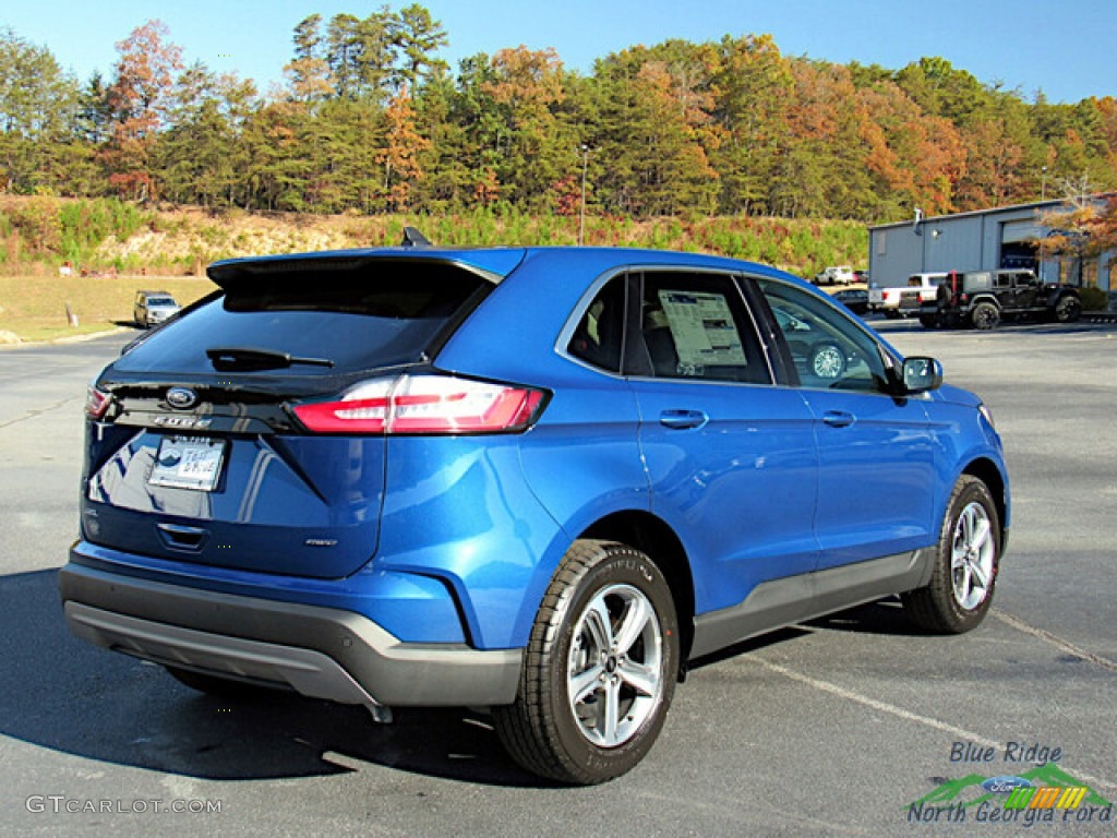 Atlas Blue Metallic 2024 Ford Edge SEL AWD Exterior Photo 146731262