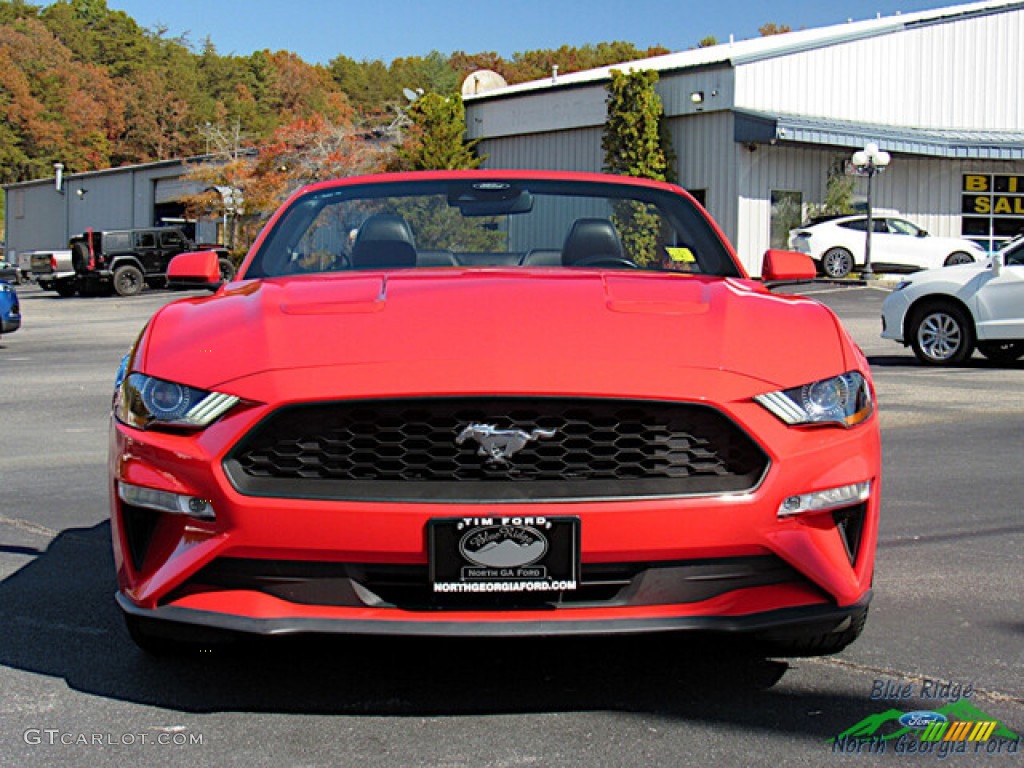 2021 Mustang EcoBoost Premium Convertible - Race Red / Ebony photo #8