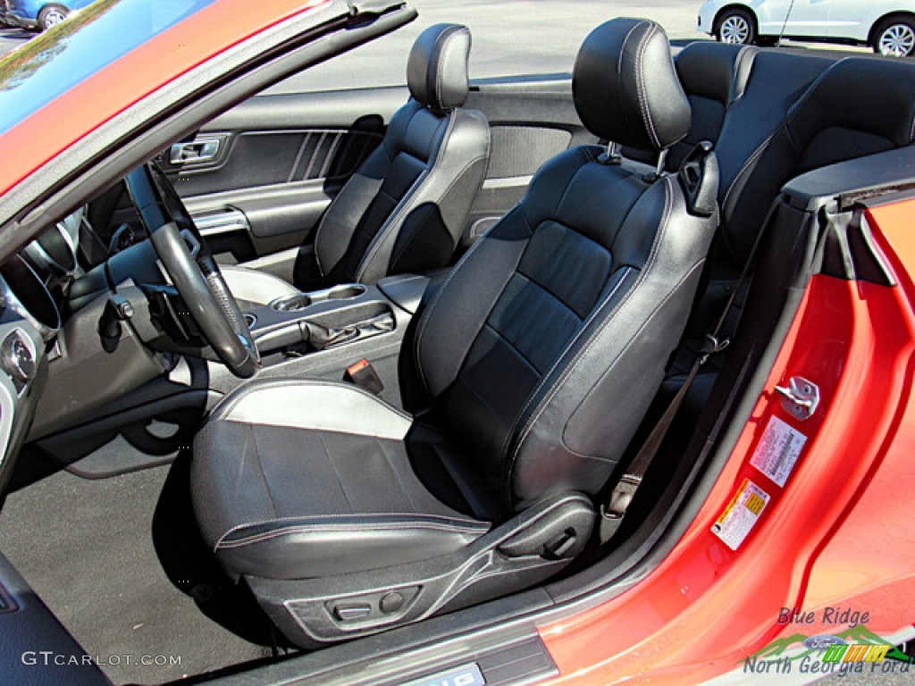 2021 Ford Mustang EcoBoost Premium Convertible Front Seat Photo #146731414