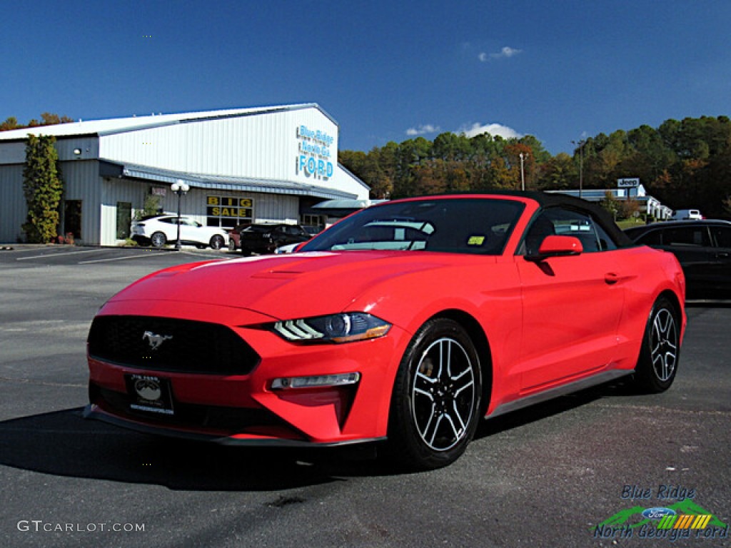 2021 Mustang EcoBoost Premium Convertible - Race Red / Ebony photo #24