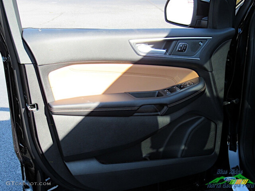 2024 Ford Edge Titanium AWD Ebony/Carmelo Door Panel Photo #146731981