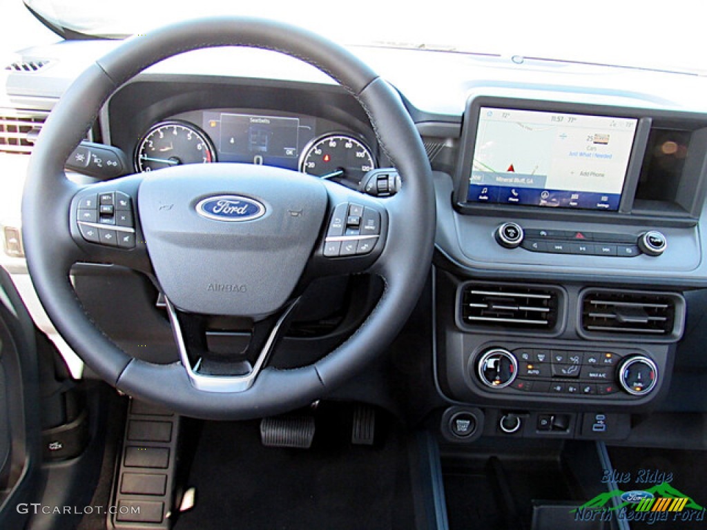 2023 Ford Maverick Lariat Tremor AWD Black Onyx Dashboard Photo #146732143
