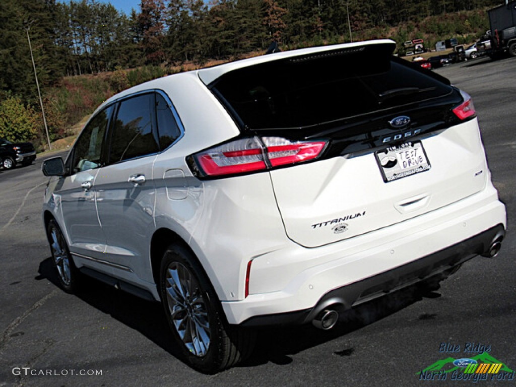2024 Edge Titanium AWD - Star White Metallic Tri-Coat / Medium Soft Ceramic photo #27