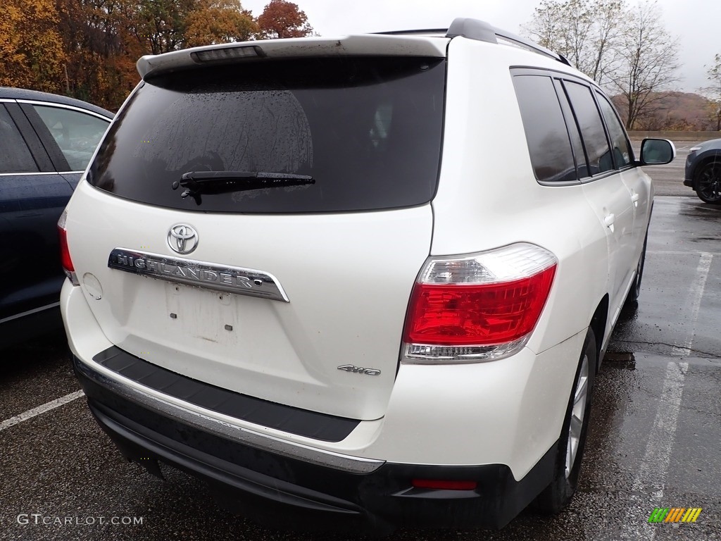 2011 Highlander SE 4WD - Blizzard White Pearl / Ash photo #4