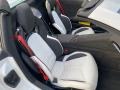 2023 Chevrolet Corvette Ceramic White w/Red Stitching Interior Prime Interior Photo