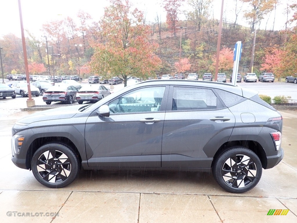 Ecotronic Gray Pearl 2024 Hyundai Kona SEL AWD Exterior Photo