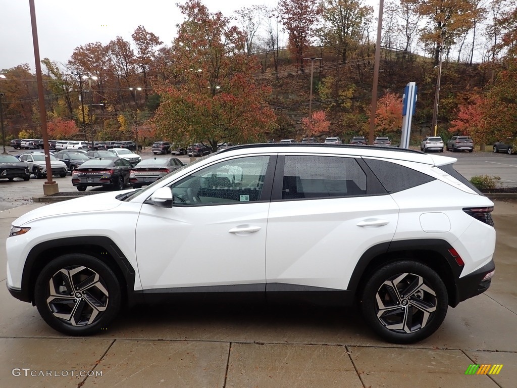 Serenity White Pearl 2024 Hyundai Tucson SEL Convenience Hybrid AWD Exterior Photo #146732933