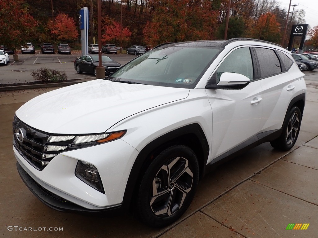 Serenity White Pearl 2024 Hyundai Tucson SEL Convenience Hybrid AWD Exterior Photo #146732957