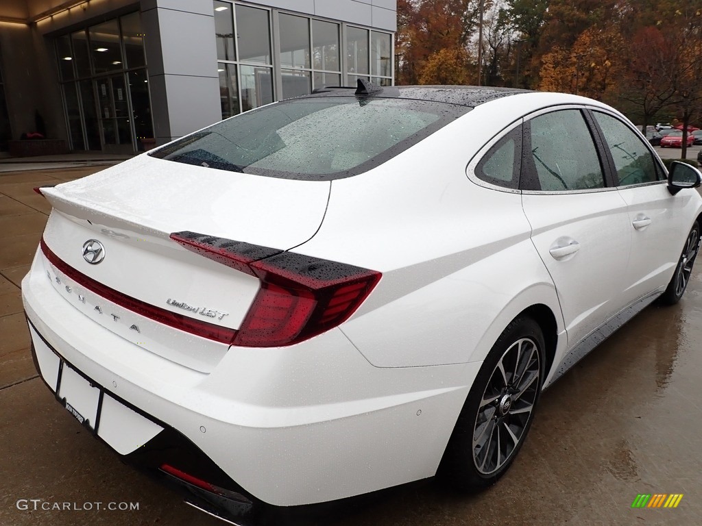 2023 Sonata Limited - Serenity White / Medium Gray photo #2