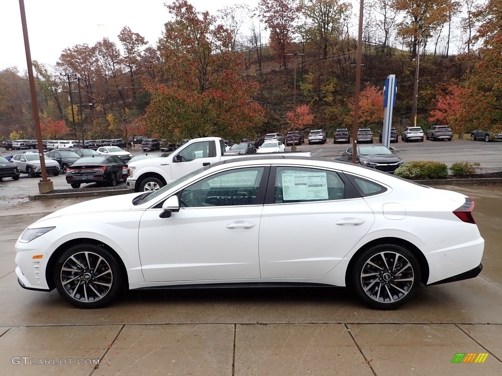 2023 Sonata Limited - Serenity White / Medium Gray photo #5