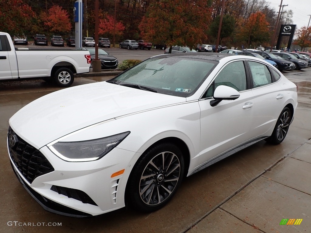 2023 Sonata Limited - Serenity White / Medium Gray photo #6