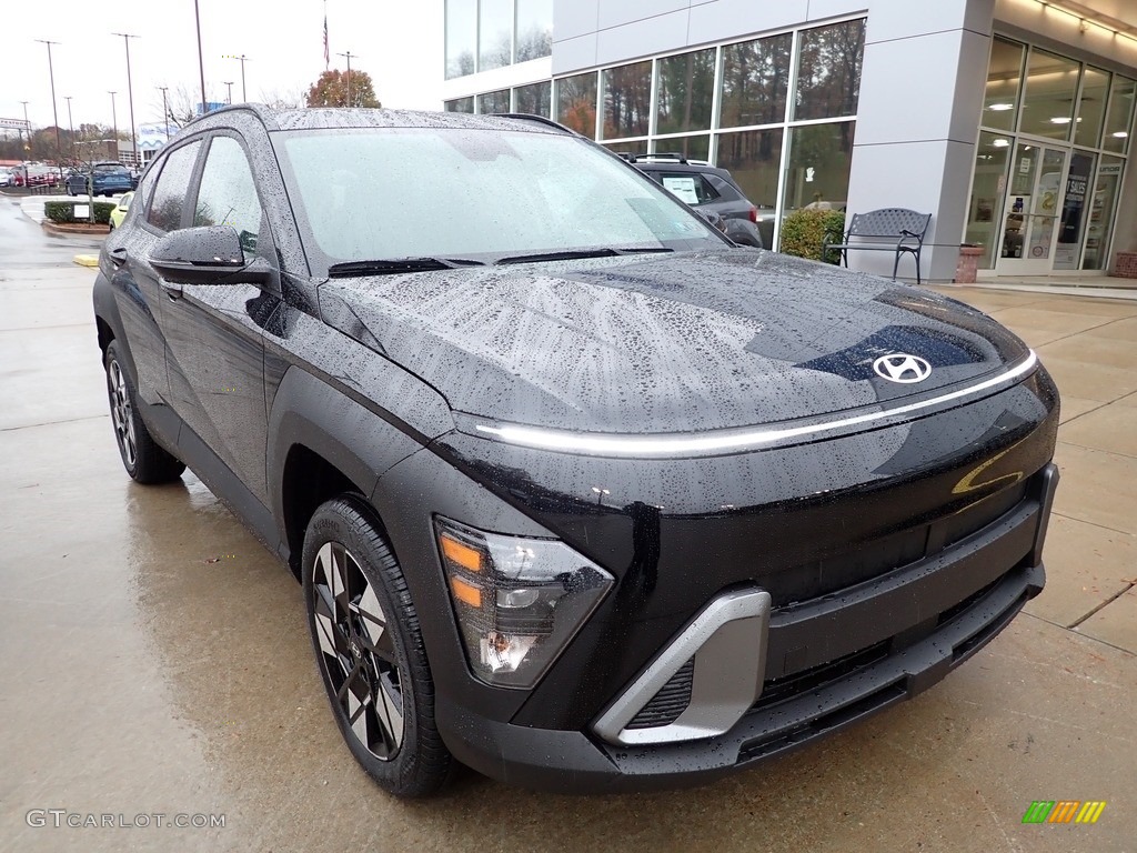 2024 Kona SEL AWD - Abyss Black Pearl / Black photo #9