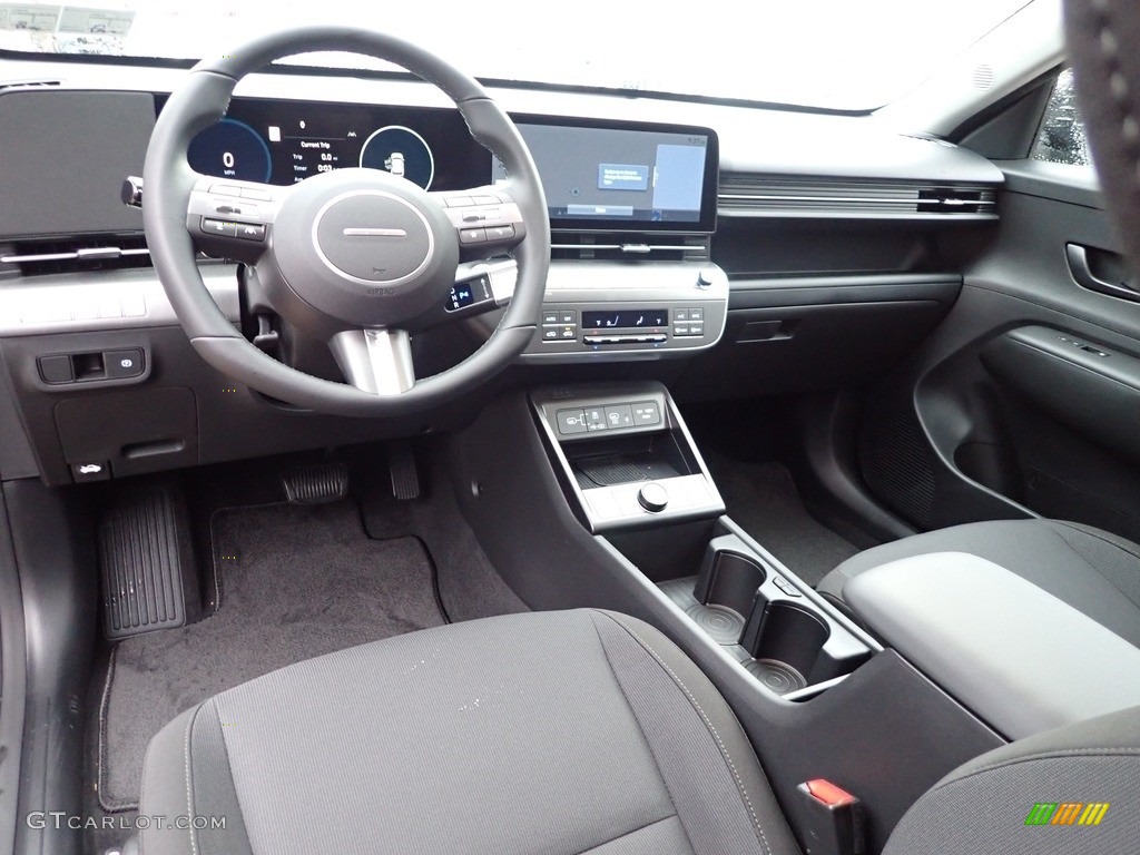 Black Interior 2024 Hyundai Kona SEL AWD Photo #146733560