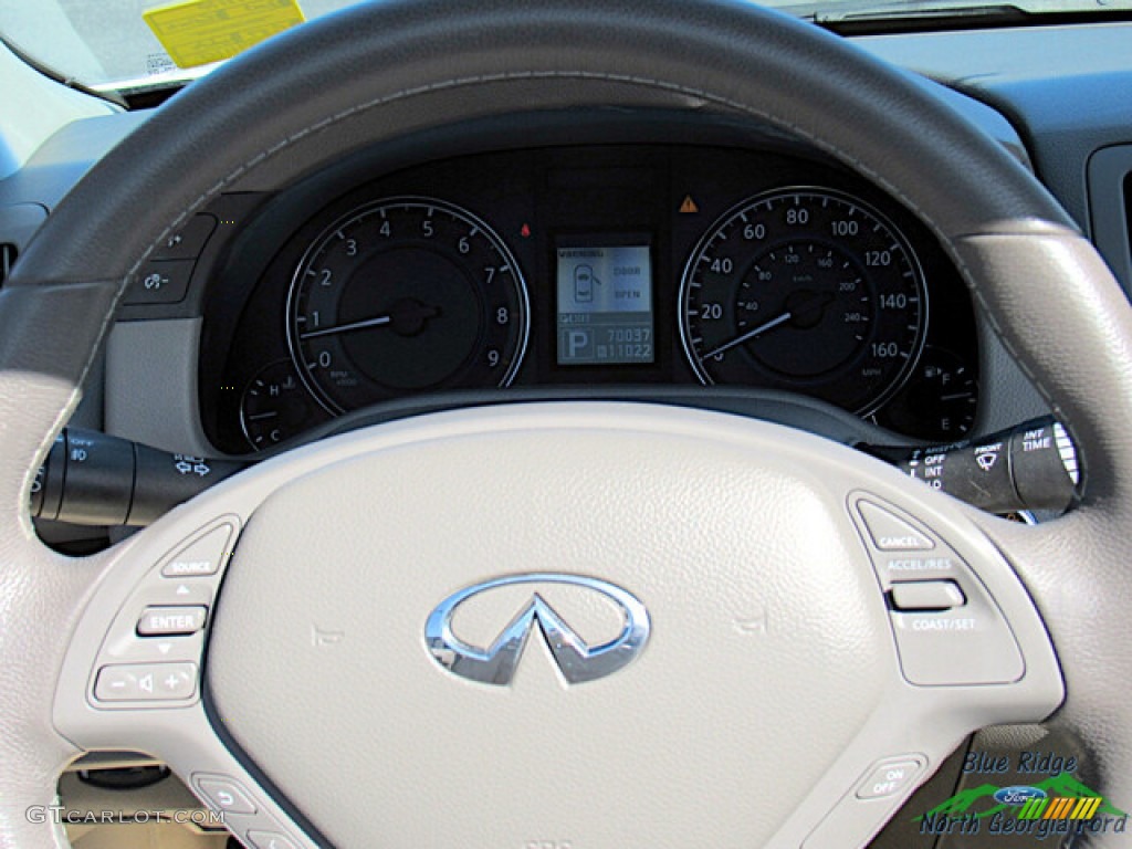 2013 G 37 Convertible - Moonlight White / Wheat photo #17
