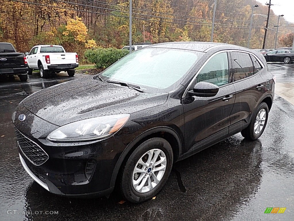 Agate Black Metallic 2021 Ford Escape SE Exterior Photo #146734200