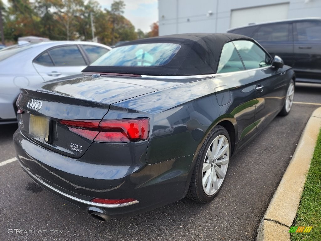 2018 A5 Premium Plus quattro Cabriolet - Manhattan Gray Metallic / Black photo #3