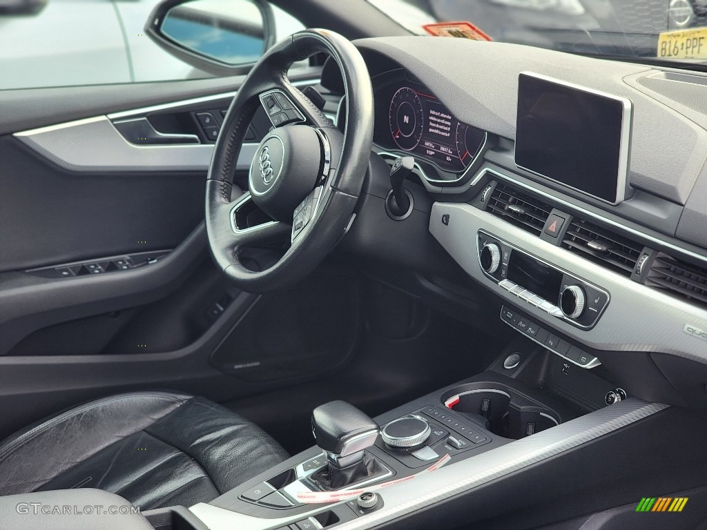 Black Interior 2018 Audi A5 Premium Plus quattro Cabriolet Photo #146734400