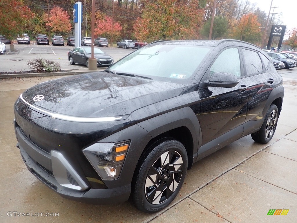 Abyss Black Pearl 2024 Hyundai Kona SEL AWD Exterior Photo #146734535