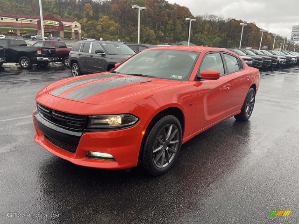 2021 Charger SXT AWD - Go Mango / Black photo #1