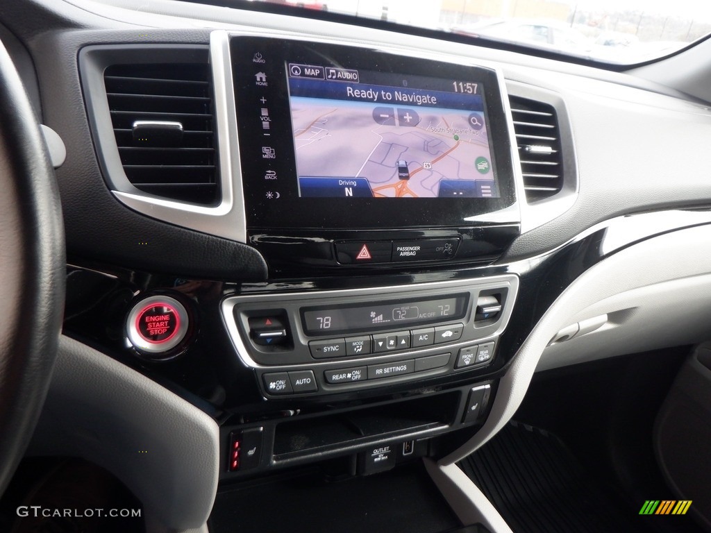 2020 Ridgeline RTL-E AWD - Obsidian Blue Pearl / Gray photo #3