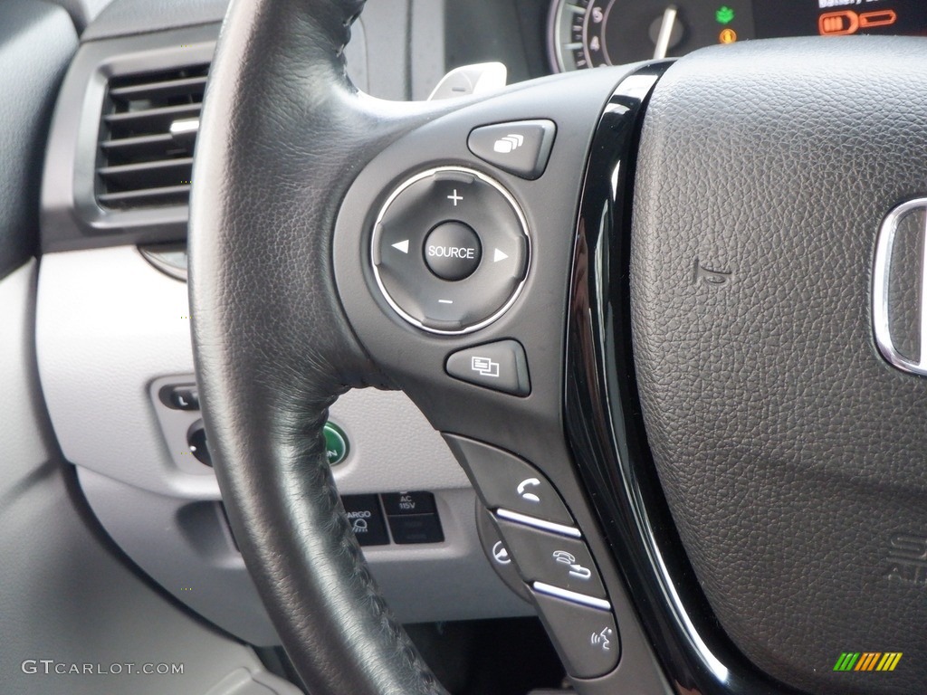 2020 Honda Ridgeline RTL-E AWD Gray Steering Wheel Photo #146735401