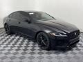 Santorini Black Metallic 2023 Jaguar XF SE Exterior