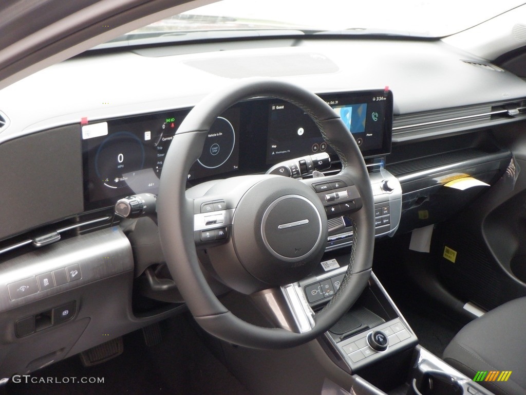2024 Hyundai Kona SEL AWD Black Dashboard Photo #146735440