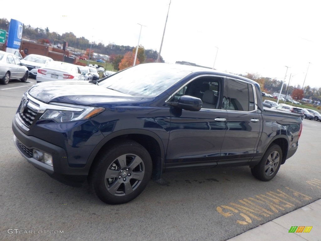 2020 Ridgeline RTL-E AWD - Obsidian Blue Pearl / Gray photo #14