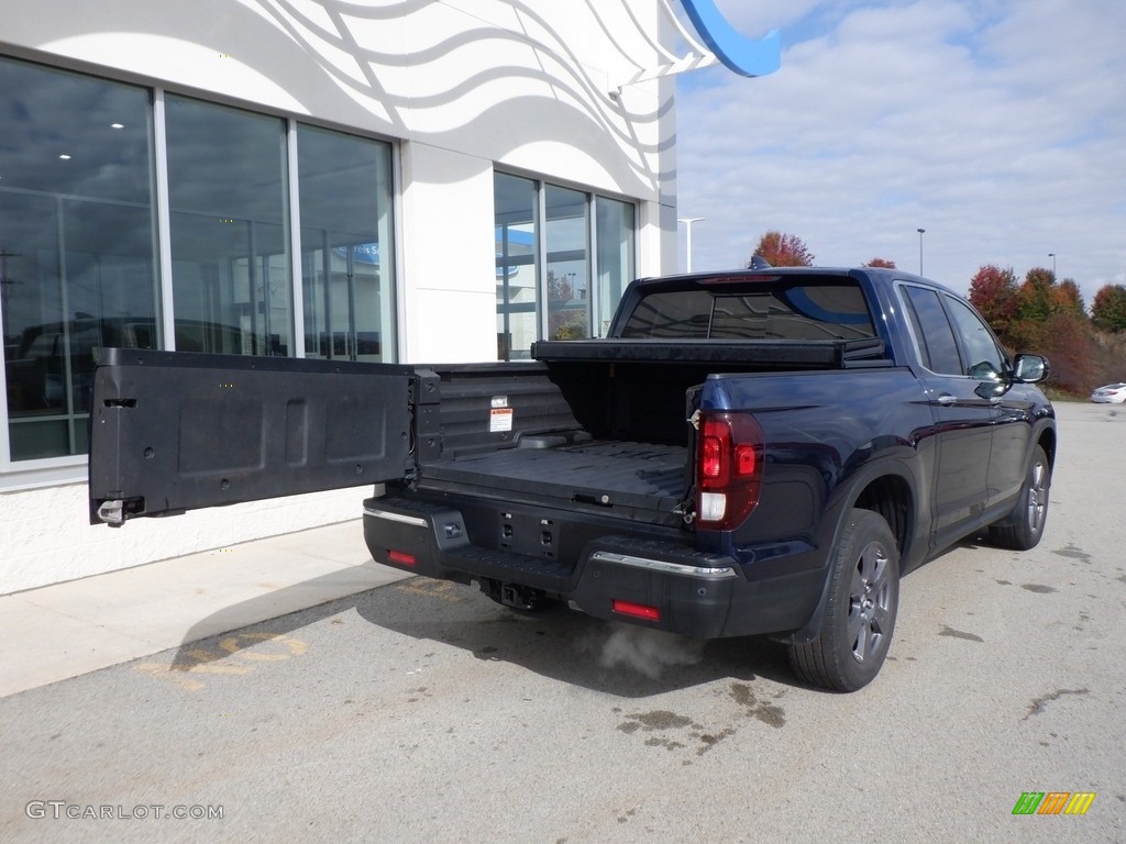 2020 Ridgeline RTL-E AWD - Obsidian Blue Pearl / Gray photo #22